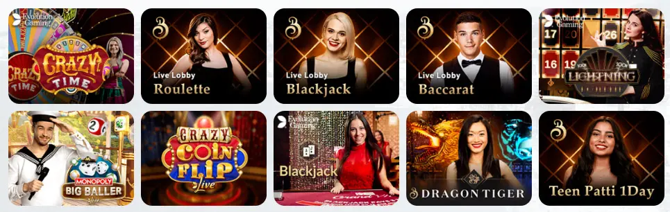 Jeux de casino en direct LAZY BAR CASINO